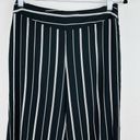 Like an angel  Black White Striped Wide Leg Dress Slacks Pants SZ Small 28" Waist Photo 2