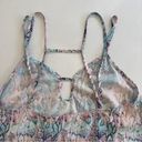 Lovers + Friends  Cutout Colorful Snakeskin Print Strappy Spaghetti Strap Tank S Photo 3