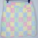 ep pro Seersucker Plaid Patchwork Golf Skort Size 6 Photo 1