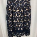 City Chic  Navy Blue So Fancy Crochet Lace Dress Sz.XS/14W Photo 6