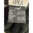 Ymi  Collection Reversible Coat Faux Black Fur Leopard Print Size XL Jacket NEW Photo 15