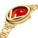 Fendi  Timepiece Run Away Red Dial Watch 28mm Gold Logo Unisex Photo 1