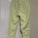 PacSun Checkered Lime Jeans Photo 2