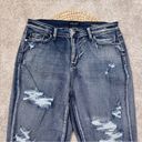 Judy Blue  Boyfriend Fit Denim Jeans High Rise Distressed Medium Wash Blue 15/32 Photo 5