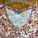 Absolutely Famous  Rose Pink Floral Shirt 1X Photo 1