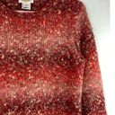 Talbots  Women Alpaca Blend Crew Neck Sweater Size S Fall Ombre Long Sleeve Wool Photo 2