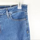 NYDJ  Marilyn Medium Wash High Rise Ripped Straight  Leg Jeans, Size 14 Photo 6