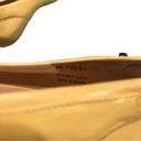 Frye Wedges  Yellow Leather Buckle Detail Peep Toe Wedges, Sz 8 Photo 11