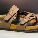 Birkenstock  Mayari Womens 40 US 9.5 Mocha Brown Birko Flor Toe Loop Sandal Photo 0