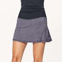 Lululemon NEW  Circuit Breaker Skirt II Disperse Dusky Lavender Black 4 Tall Photo 0