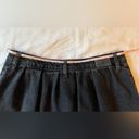 ZARA  Basic Dept Z1975 Denim Pleated Mini Skirt in Black Size M Y2K EUC Photo 3