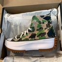 Converse Run Star Hike -Beige & Green Archive Print Run Star Hike High … Photo 0