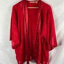 Victoria's Secret  Gold Label Vintage 90s Red Wrap Robe Size OS Photo 0