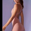 Bo+Tee FIGURE Open Back Define Luxe Unitard In Dusty Mauve Photo 2