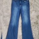 Good American  Good Legs Flare Jeans Indigo256 Style GF731T Size 15 Photo 0