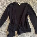 Michael Kors MICHAEL  Black Open Cardigan Photo 0