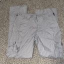 Grey Flared Cargo Pants Gray Size 23 Photo 0