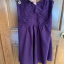 EXPRESS NWT  Purple Strapless Dress Photo 2