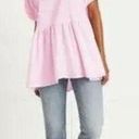 Hill House  Pink The Francesca Top Ballerina Relaxed Fit Pink Top Small Photo 1