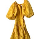 Chateau 🆕 AJE  Mini Puff Sleeve Dress in Sunshine Yellow Sz 4 US Photo 0