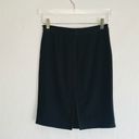 Kate Spade  Ulisse Wool Crepe Black Straight Pencil Skirt Size 0 Photo 3