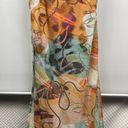 Caution to the Wind  Multicolor Art To Wear Artsy Sleeveless Bodycon Dress Photo 4