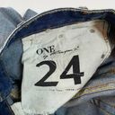 One Teaspoon  Trashed Freebirds Distressed Skinny Jeans Size 24 Photo 2