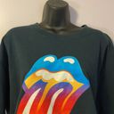 Anvil Vintage Rolling Stones Band Cropped fringe knotted T-shirt size XL Photo 1