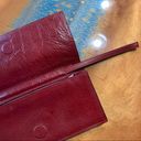 wilson's leather Wilson’s Leather Pelle Studios Red Leather Wristlet Purse Photo 7