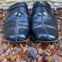 Brighton  Black Ginger Slip-in Mule. Leather with Tassels. Size 7.5N. VGUC Photo 4