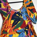 Terra & Sky NWT  Tropical Floral Puff Sleeve Babydoll Top Photo 5