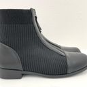 Journee Collection  Black Front Zip Bexlie Sock Bootie Women’s 9 Photo 6