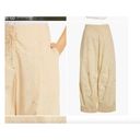 ATM Anthony Thomas Melillo Cotton Poplin Wide Leg Cropped Pants Butter Combo 4 Tan Photo 3