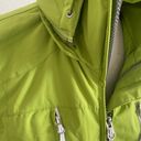 ZeroXposur Women’s Lime Green Long Sleeve Removable Hood Full Zip Jacket Small Photo 5