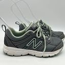 New Balance 430 V1 Running Shoes Lace-up Memory Sole Gunmetal Seafoam Size 7 Photo 3