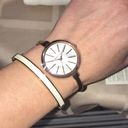 Anne Klein  Mother of Pearl Bangle Bracelet Watch Photo 7