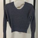 The Moon  & Madison Grey Blue Sweater / Cardigan Photo 3