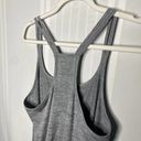 New Balance  Racerback Tank Top Large Sleeveless Athletic Gray Silver Workout Photo 9