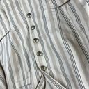 Anne Klein  Cream Black Striped 3/4 Sleeve Fully Lined Blazer Jacket 18W Photo 2