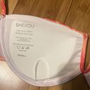 Shekou  Orange/Red 2 Piece Bikini Set Top Size Small & Bottom Size Medium NWT Photo 3