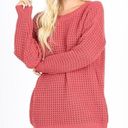 Zenana Outfitters Premium Chunky Knit Crewneck Tunic Sweater Photo 0