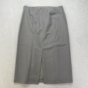 Ralph Lauren New  Collection Purple Label skirt womens 8 gray lined side zip Photo 7