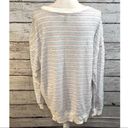 Universal Threads UNIVERSAL THREAD Sweatshirt Crewneck Cotton White w Red, Pink, Blue Stripes-XXL Photo 1