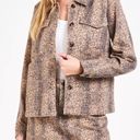 Dear John Leopard Cheetah Print Jacket Coat Denim Jacket Trendy Photo 0