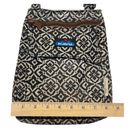 KAVU  Keeper Crossbody Bag Purse Limited Edition Black White Geometric Canvas Photo 2