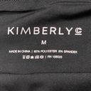 Kimberly NWT  Color Block Green Orange Black Leggings Size Medium Photo 4