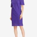 Ralph Lauren Eyelet Lace Knee-length Shift Dress Photo 0