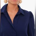 Tuckernuck  Do + Be Navy Blue Kayla Button Down Collared Midi Dress | S Photo 2