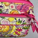 Vera Bradley  Disney Hidden Minnie Mouse Pink Floral Crossbody Bag Purse Wallet Photo 2