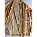 Beach Riot  Stretch Blazer Jacket Women's XS Snake Print Long Sleeve Polyester Photo 6